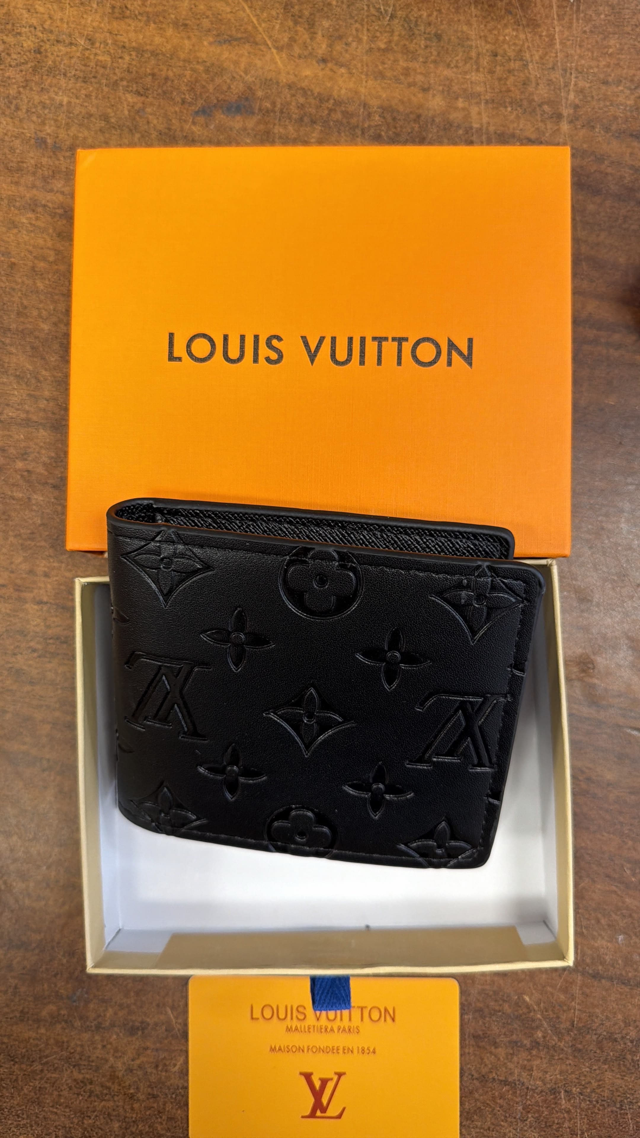 Louis Vuitton Monogram Wallet Assortment — 4-Piece Photo Set